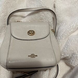 ivory coach mini convertible backpack